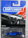 MATCHBOX 2018 FORD MUSTANG CONVERTIBLE