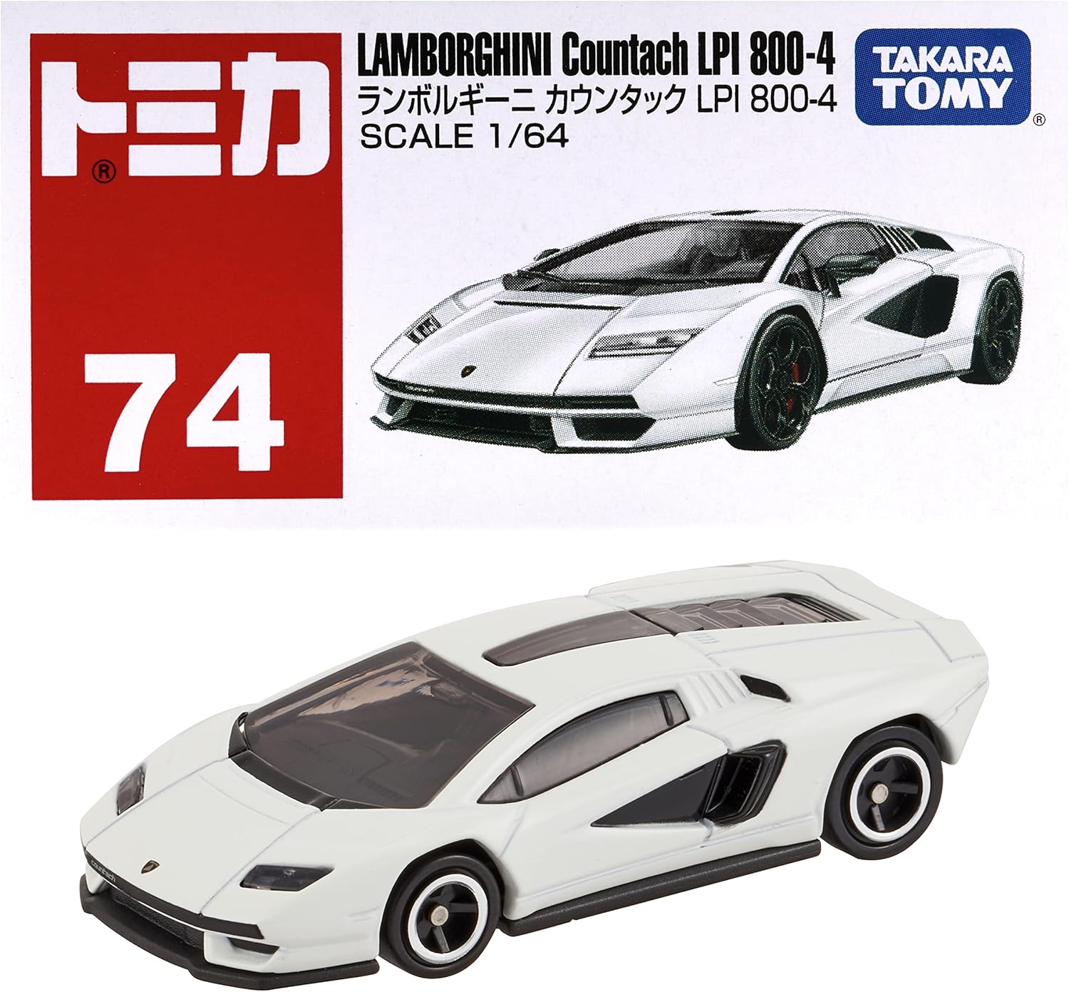TOMICA NO 74 LAMBORGHINI CONTACT LPI 800 4