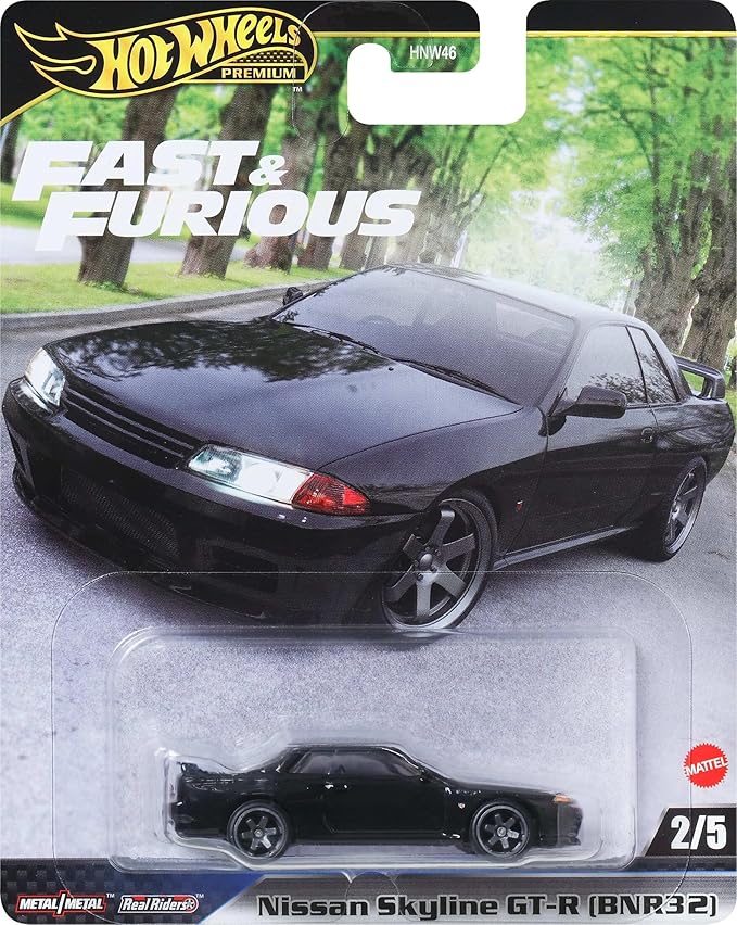 HOT WHEELS PREMIUM FAST FURIOUS NISSAN SKYLINE GT R BNR32