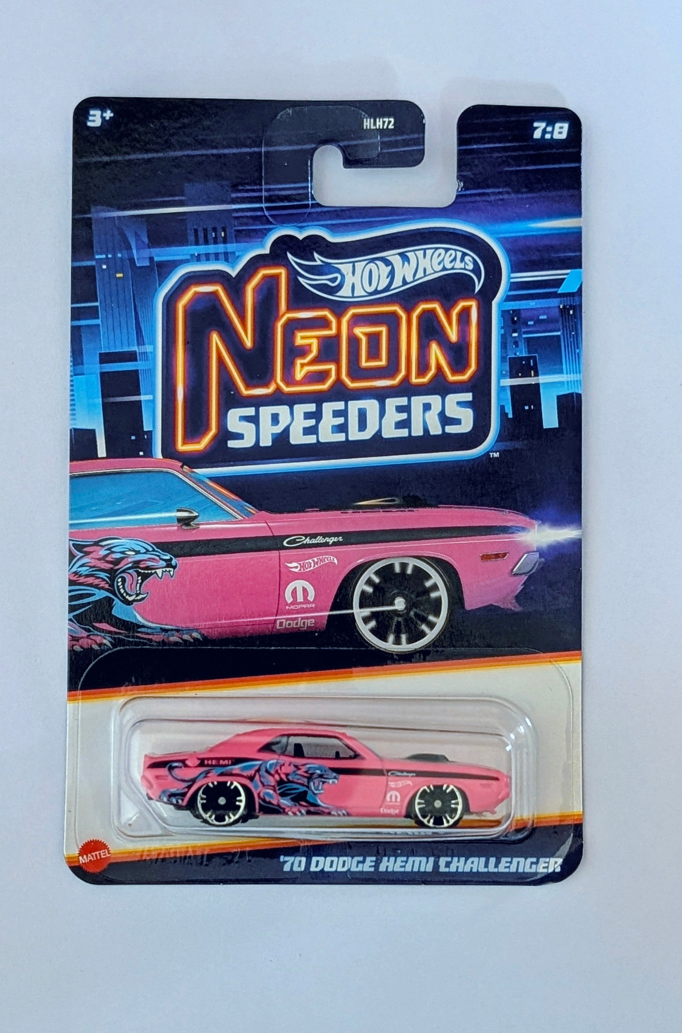 HOT WHEELS NEON SPEEDERS 70 DODGE HEMI CHALLENGER