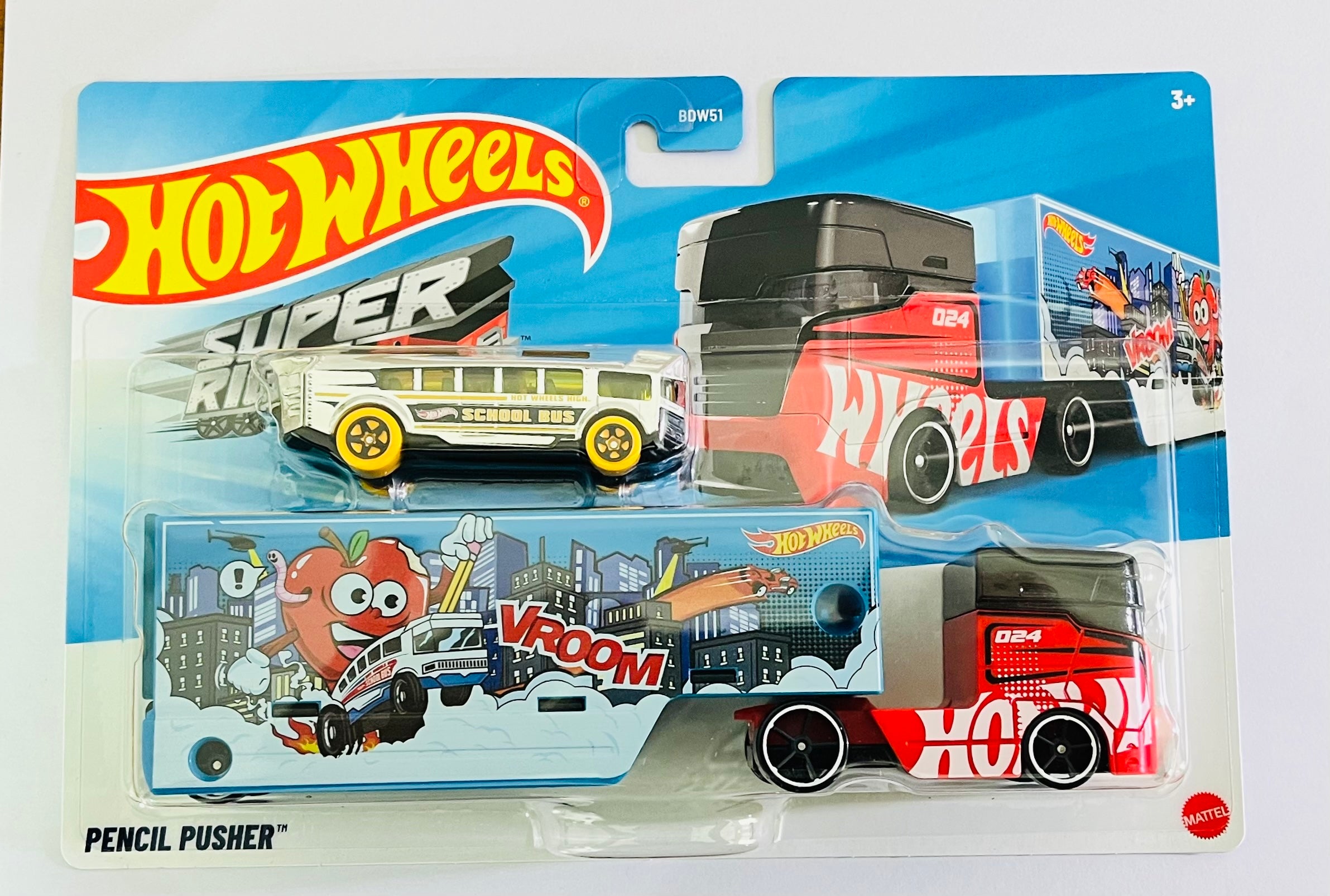 HOT WHEELS SUPER RIGS PENCIL PUSHER