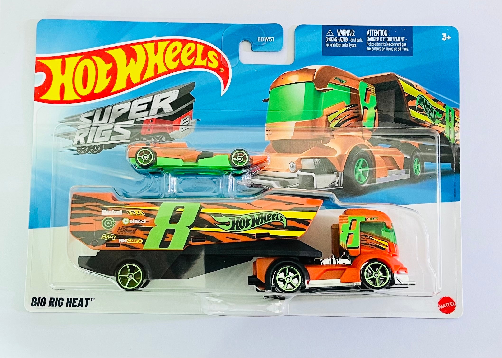 HOT WHEELS SUPER RIGS BIG RIG HEAT