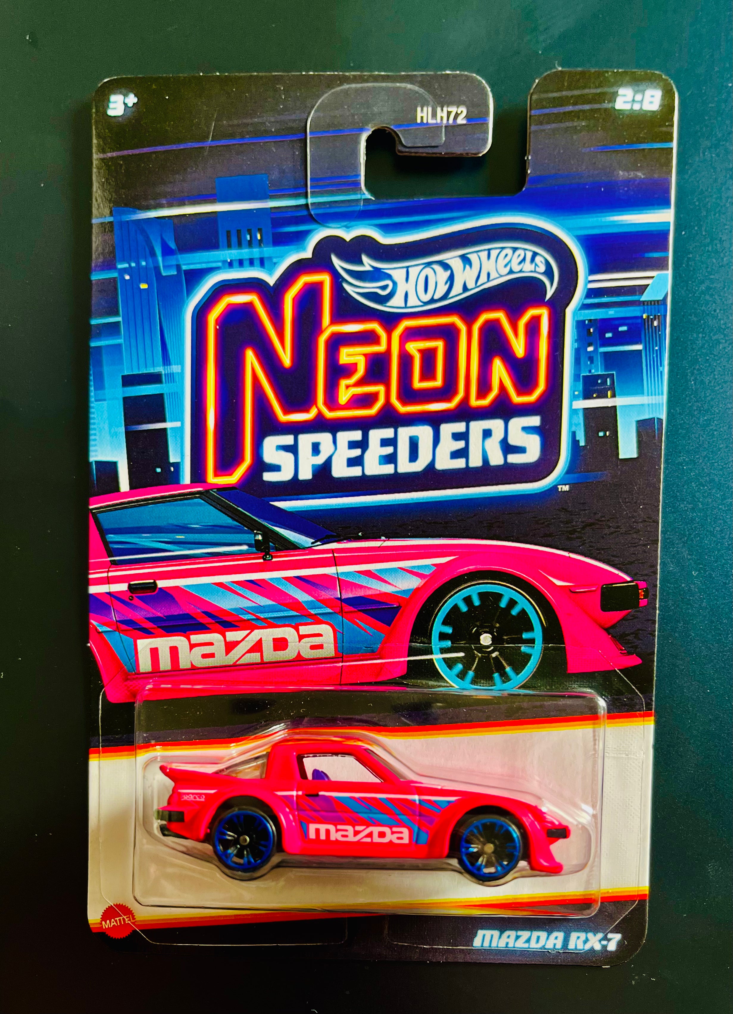 HOT WHEELS NEON SPEEDERS MAZDA RX 7