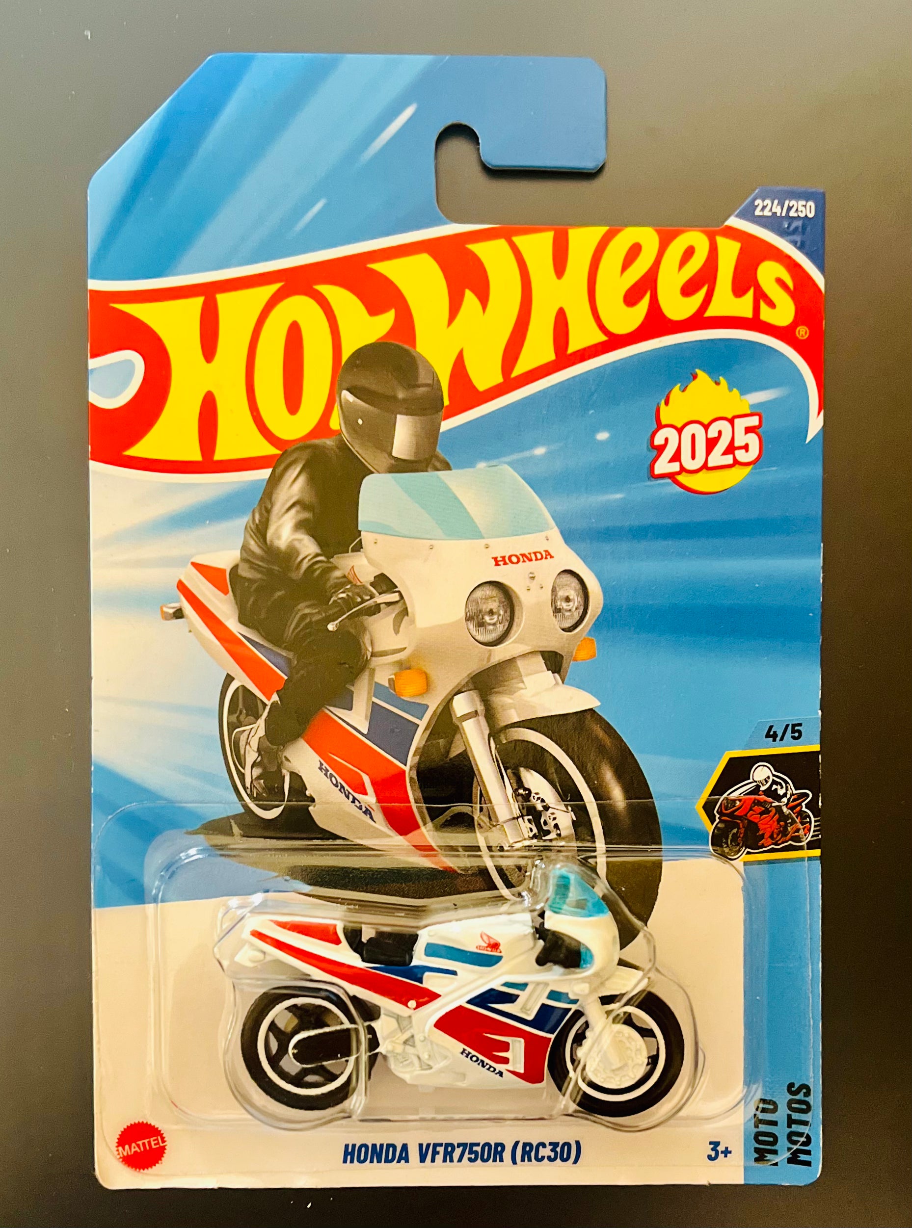 HOT WHEELS HONDA VFR750R RC30
