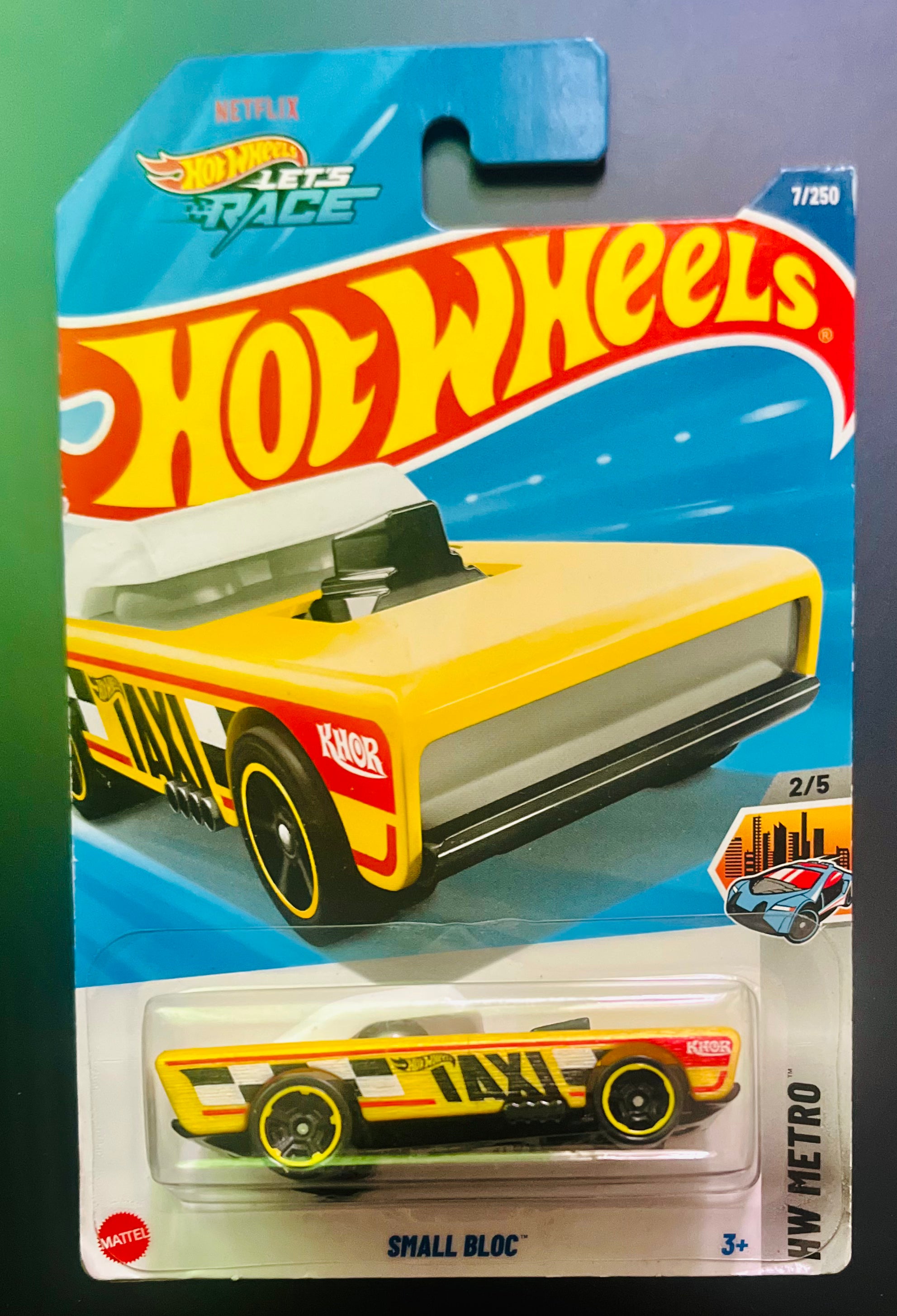 HOT WHEELS SMALL BLOC TAXI