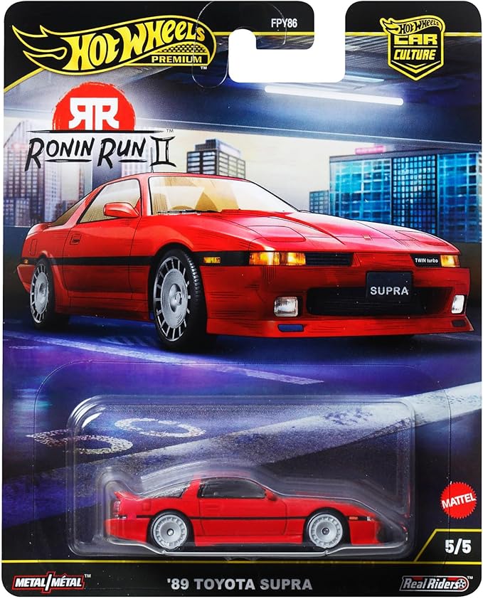 HOT WHEELS PREMIUM RONIN RUN II 69 TOYOTA SUPRA