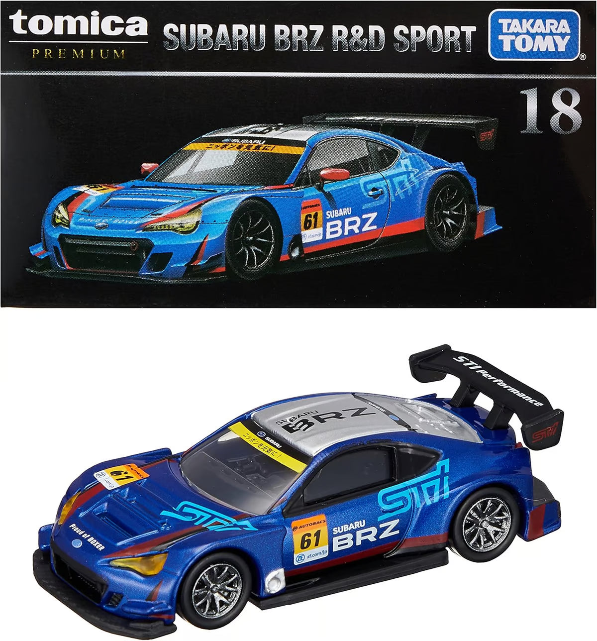 TOMICA PREMIUM 18 SUBARU BRZ RD SPORT